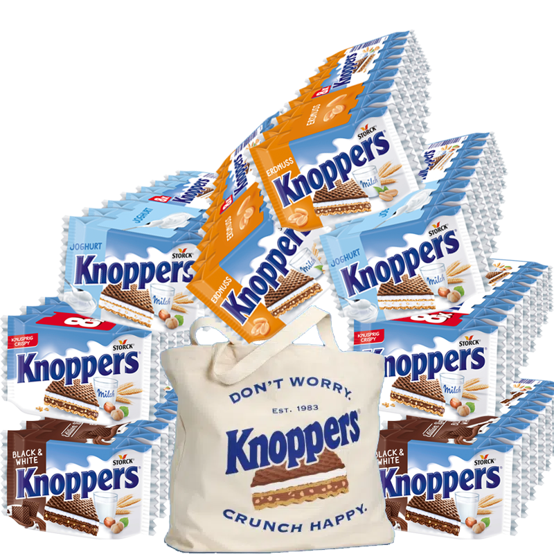 Knoppers Schnitten-Bundle mit Tasche