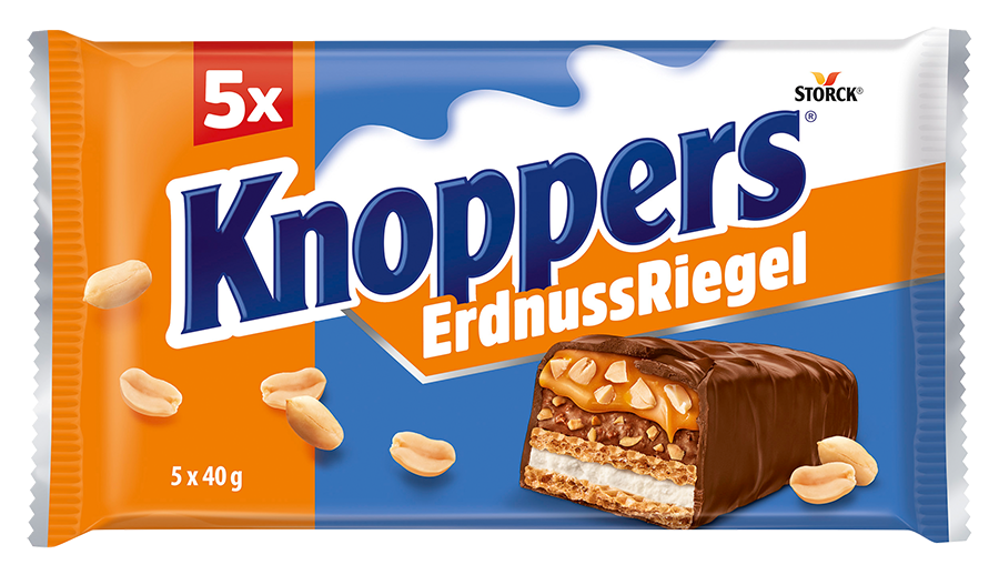 Knoppers Riegel Erdnuss  200g Bild
