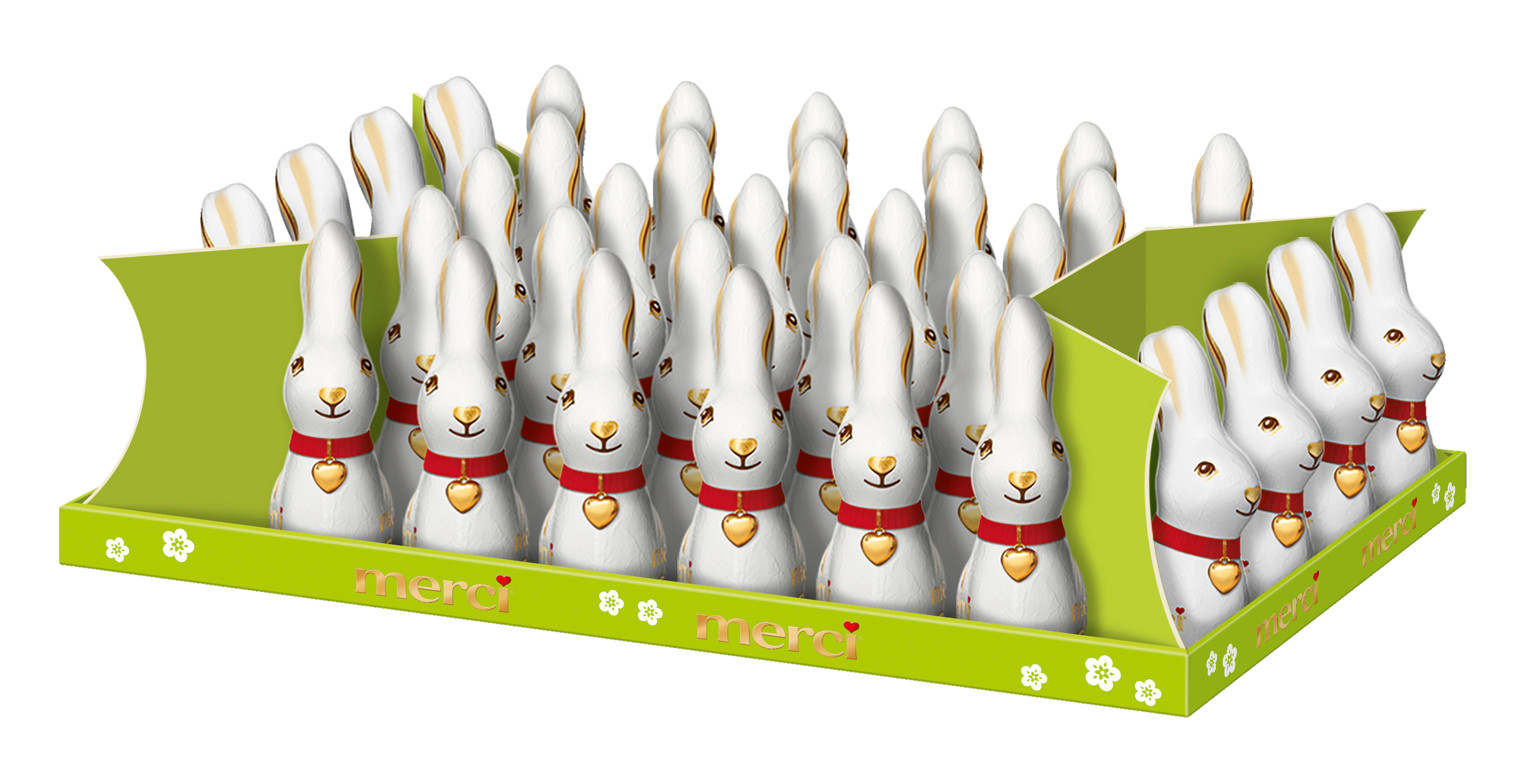 merci Osterhase Tray 35 x 120g