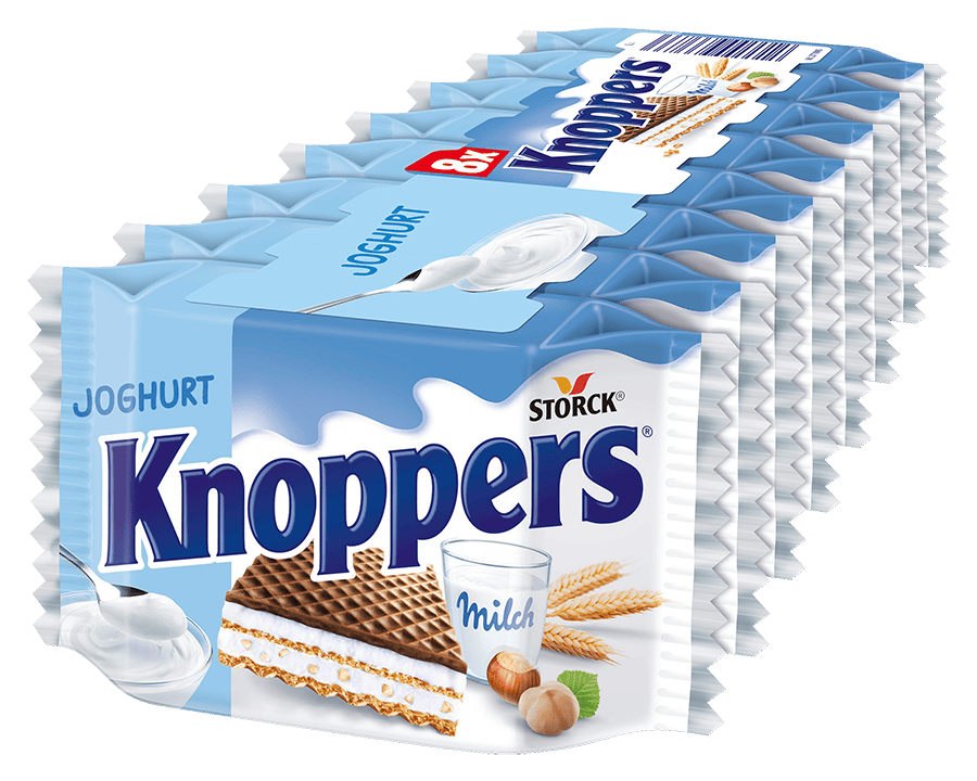 Knoppers Waffel Joghurt 8er Bild